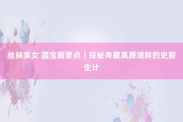 丝袜美女 国宝画要点｜探秘青藏高原湖畔的史前生计